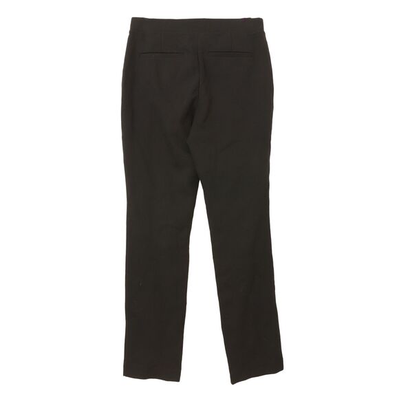 CeCe Pull-On Pants w/ Front Slits S Straight Leg Seamed Knit Black NEW B54 - Picture 3 of 6